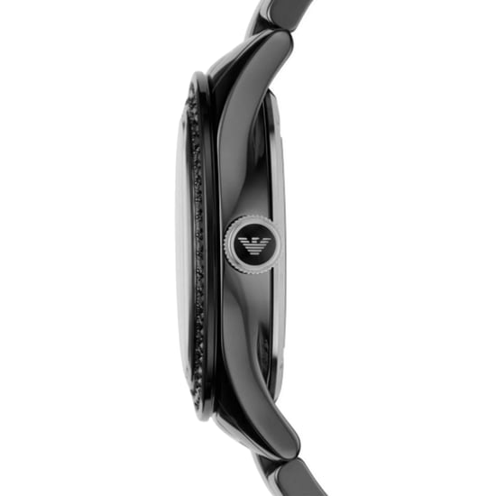 Emporio Armani Ladies Watch Quartz black - Image 2