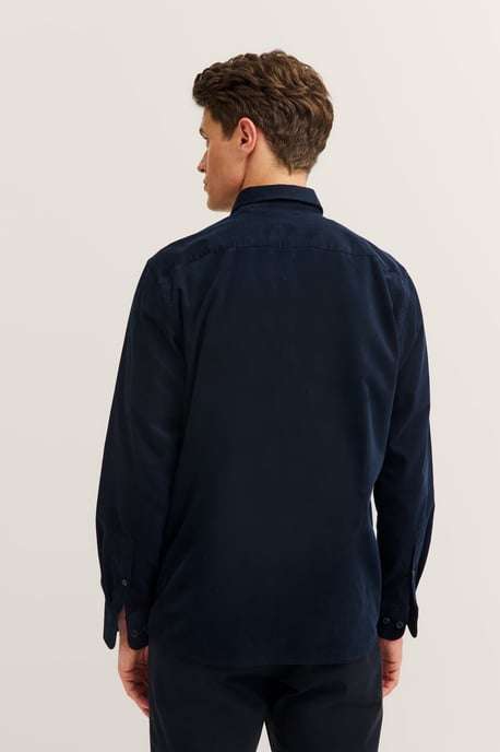Bugatti Herren Corduroy overhemd in modern fit met button-down kraag - Image 2