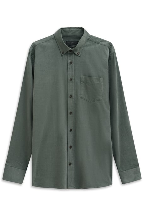 Bugatti Herren Corduroy overhemd in modern fit met button-down kraag - Image 3