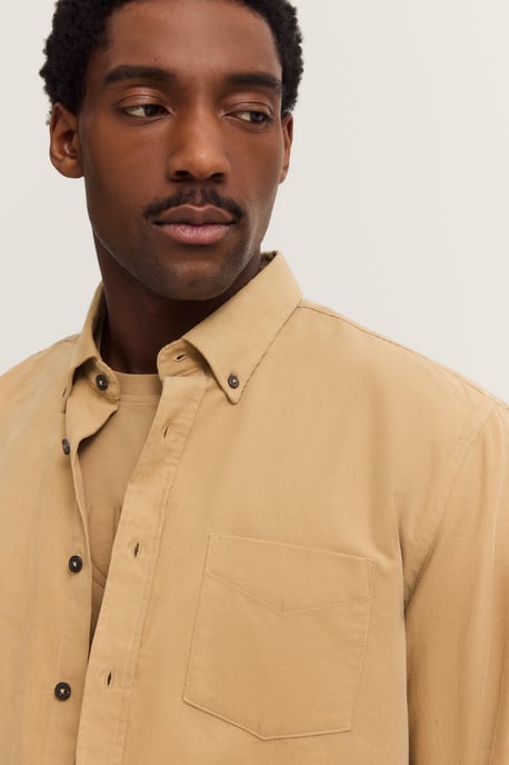 Bugatti Herren Corduroy overhemd in modern fit met button-down kraag - Image 4
