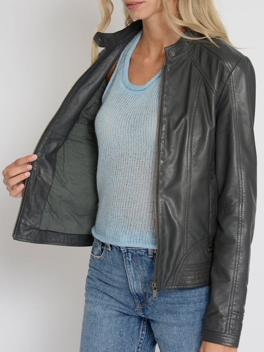 Mustang Lederjacke Blanca - Image 5