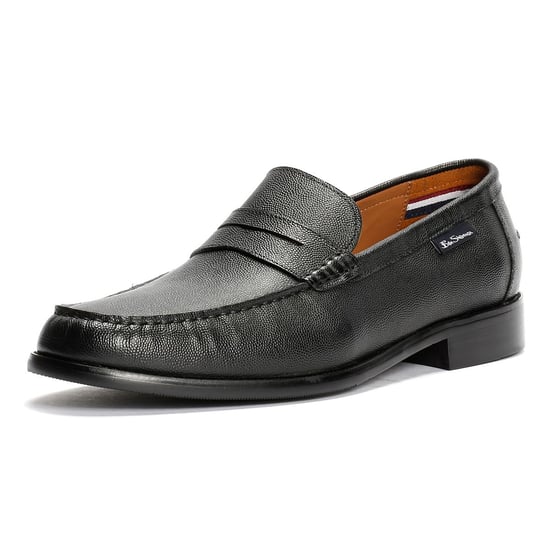 Ben Sherman Hester Läder Herrsvarta Loafers - Image 3