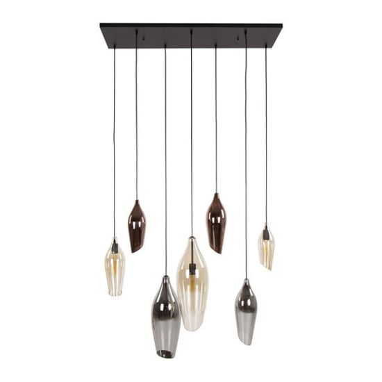 Hoyz hanglamp 4+3 cocoon mix glass - - Image 3