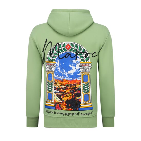 Top-Star Oversized hoodie met capuchon maroc print - Image 5