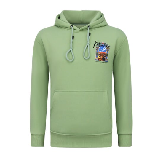 Top-Star Oversized hoodie met capuchon maroc print - Image 6