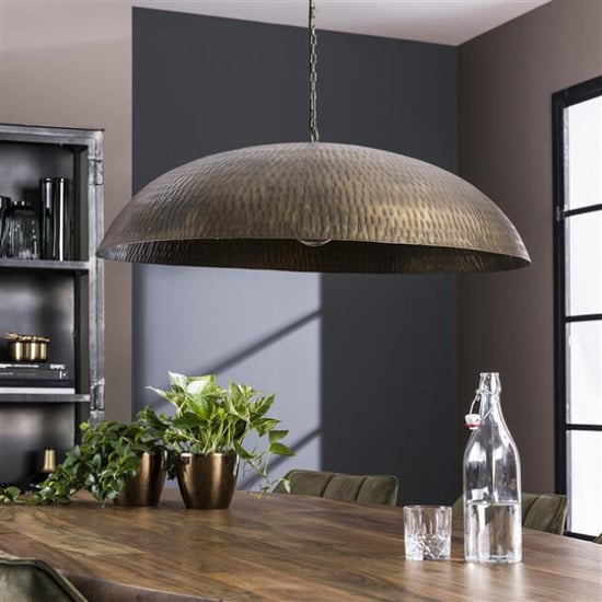 Hoyz Hoyz hanglamp Ø90 brons antiek industrieel - Image 2