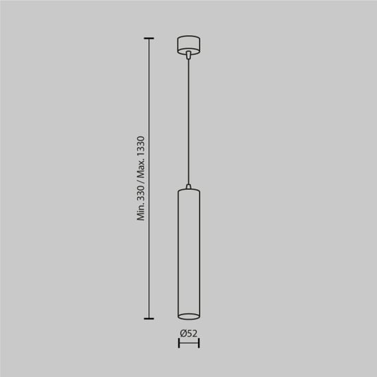 Technical Maytoni hanglamp focus led - Ø5,2 - Image 4