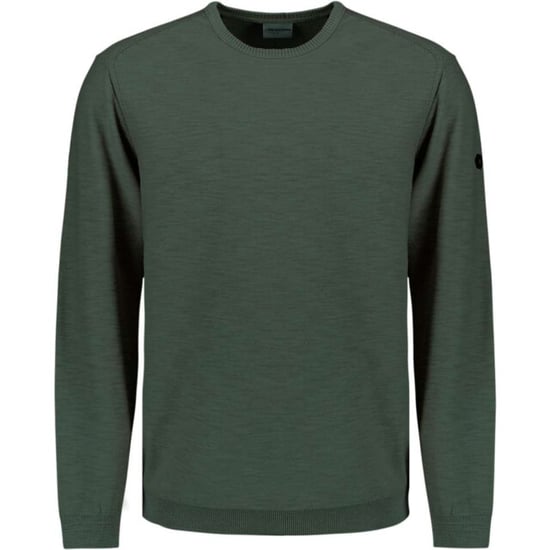 No Excess Pullover crewneck garment dyed + st dark steel - Image 1