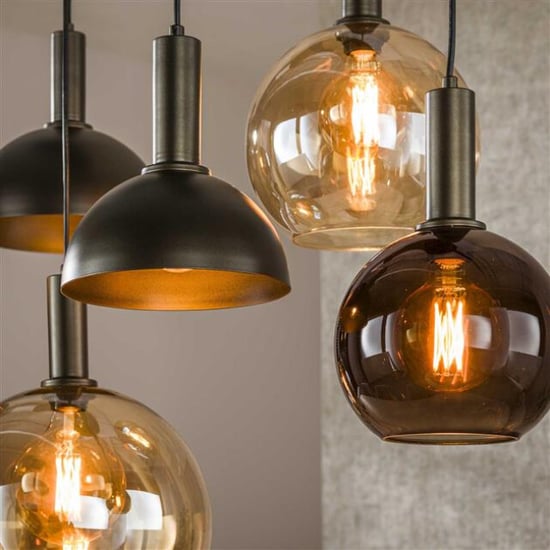 Hoyz hanglamp cluster 4+3-lichts sienna - Image 2