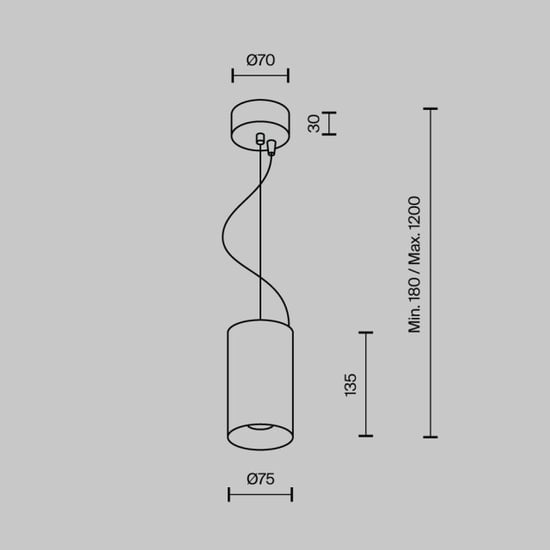 Technical Maytoni hanglamp efir - Ø7,5 - Image 3