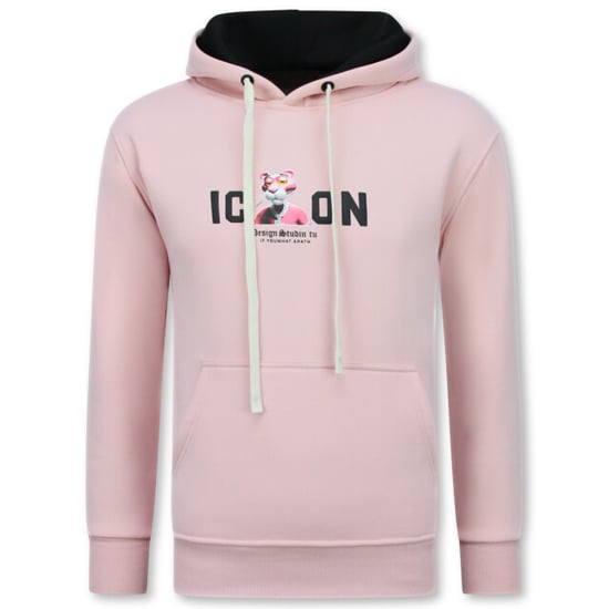 Top-Star Oversized hoodie met capuchon icon panther print - Image 4