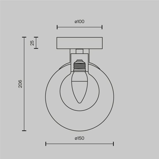 Maytoni wandlamp basic form - Ø15 - Image 5
