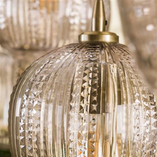 Hoyz Hoyz hanglamp 5l diamond grain mix / diamond glass - Image 2