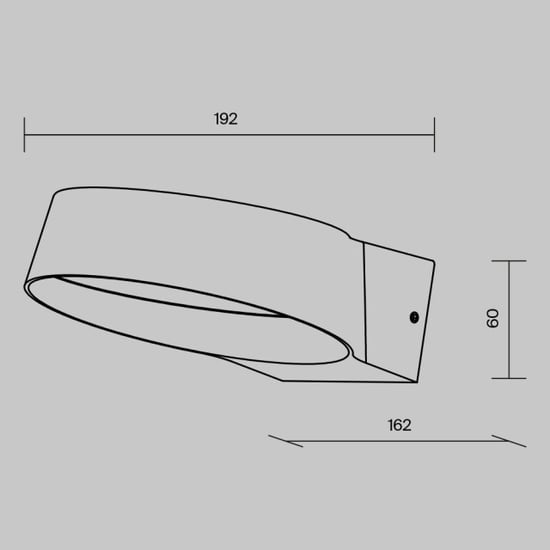 Maytoni Outdoor wandlamp share grafiet - Image 4