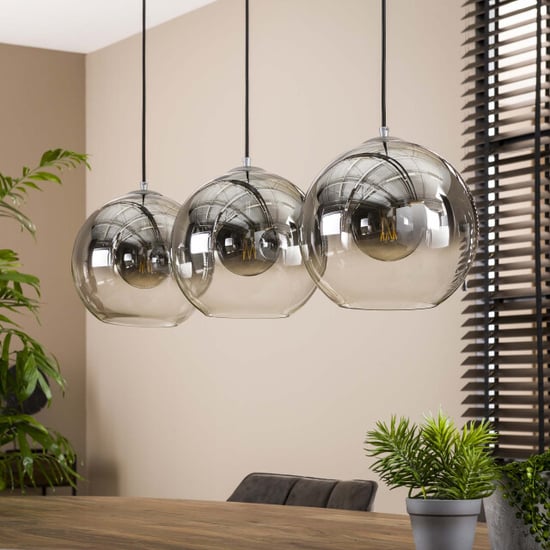 Hoyz Hoyz hanglamp bubble shaded 3 lampen industrieel - Image 2