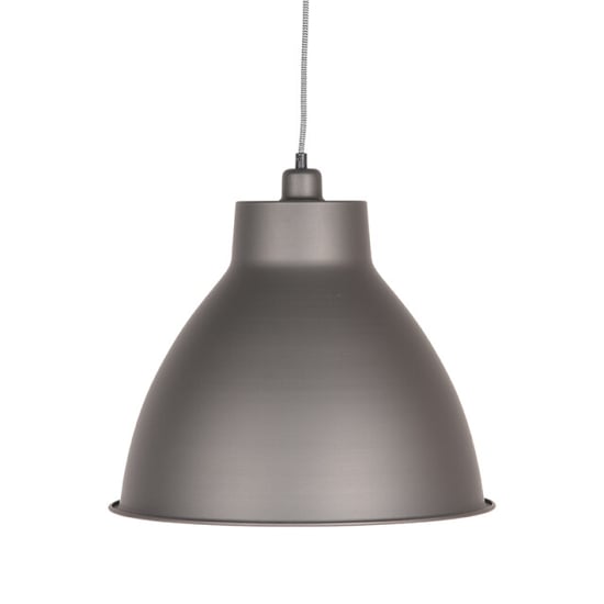Label51 Hanglamp dome metallic grey metaal - Image 1