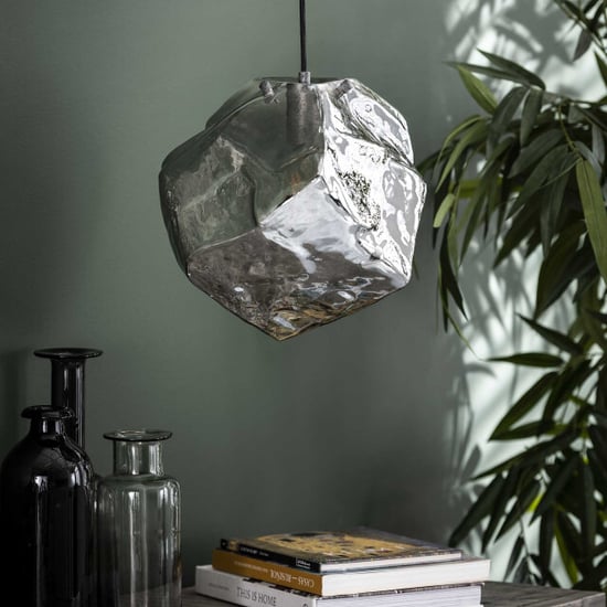 Hoyz Hoyz hanglamp rock chromed 1 lamp /zwart industrieel - Image 3