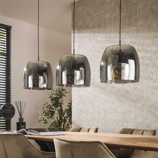 Hoyz hanglamp 3l drift glass smoke grey glas - Image 6