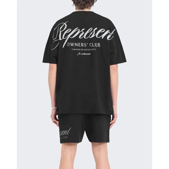 Represent Heren owners script t-shirt blauw - Image 3