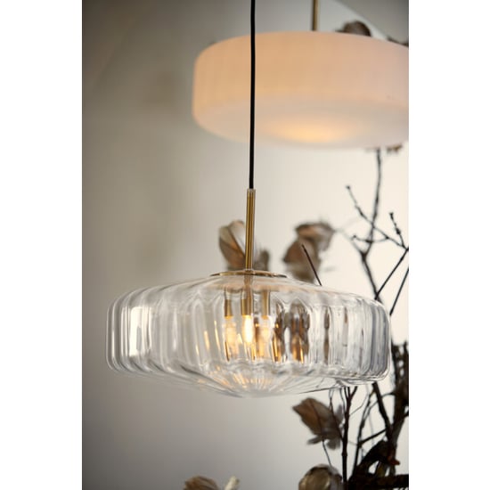 Light & Living hanglamp pleat Ø40x17cm - - Image 3