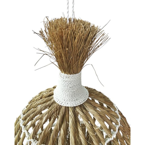 Furnilux handgemaakte xxl hanglamp van mendonggras – duurzaam & natuurlijk - Image 4