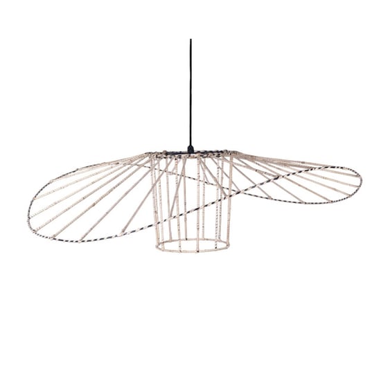 Furnilux -design rotan hanglamp Ø90 cm – unieke handgemaakte plafondlamp van - Image 1