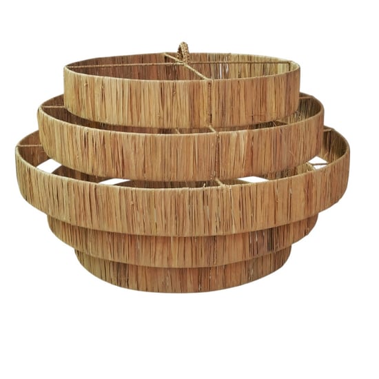 Furnilux -grote hanglamp pulau Ø65 cm – handgemaakte plafondlamp van natuurlijk - Image 2