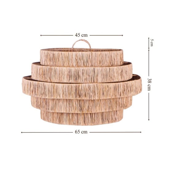 Furnilux -grote hanglamp pulau Ø65 cm – handgemaakte plafondlamp van natuurlijk - Image 4