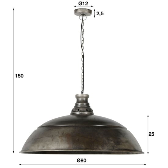 Hoyz Hoyz hanglamp industry Ø80 lamp grijs - Image 4