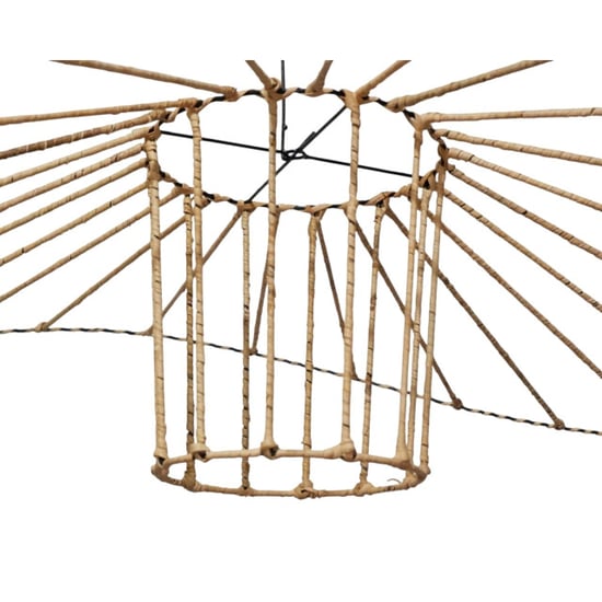 Furnilux -design rotan hanglamp Ø90 cm – unieke handgemaakte plafondlamp van - Image 4