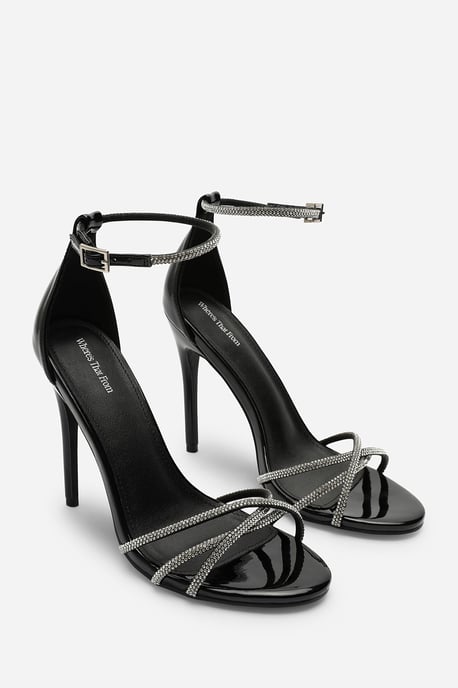 Wheres That From Womens 'Summer' Stiletto High Heels With Rhinestone Strap - Image 4