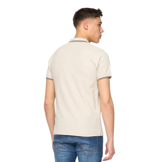 Duck and Cover Heren Melports Poloshirt (Gebroken wit) - Image 2