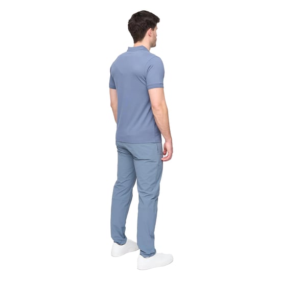 Duck and Cover Heren Limatar Polo Shirt Met Korte Mouwen (Licht Denim) - Image 2