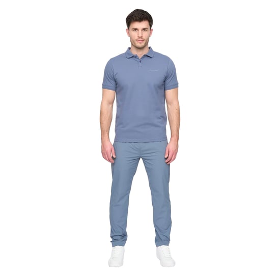 Duck and Cover Heren Limatar Polo Shirt Met Korte Mouwen (Licht Denim) - Image 4