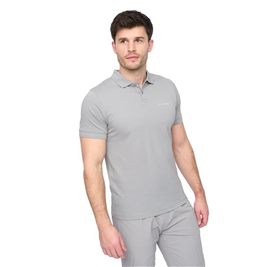 Duck and Cover Heren Limatar Polo Shirt Met Korte Mouwen (Grijs) - Image 3