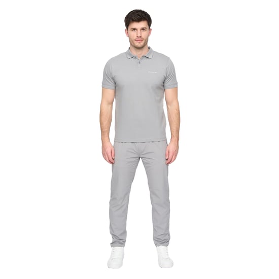 Duck and Cover Heren Limatar Polo Shirt Met Korte Mouwen (Grijs) - Image 4