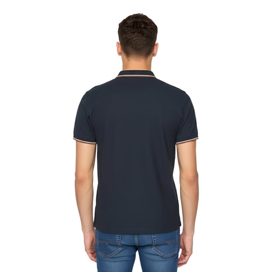 Duck and Cover Heren Melports Poloshirt (Marine) - Image 2