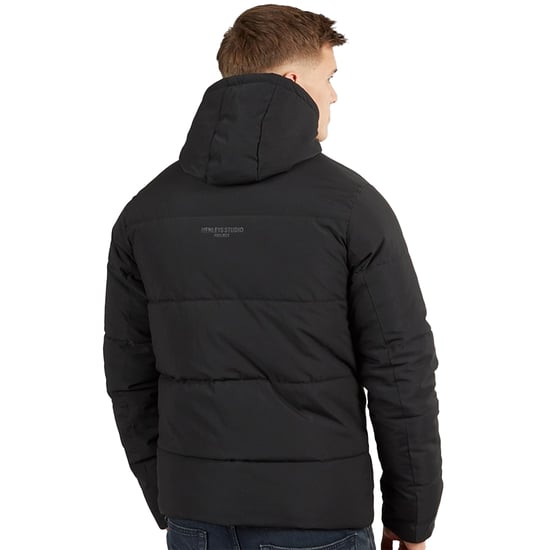 Henleys Heren Systeem Ski Puffer Jack (Zwart) - Image 2