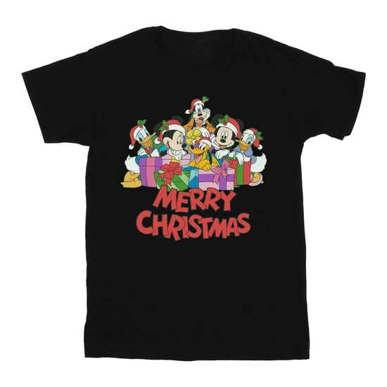 Disney Mens Mickey Mouse And Friends jul t-shirt (Svart) - Image 1
