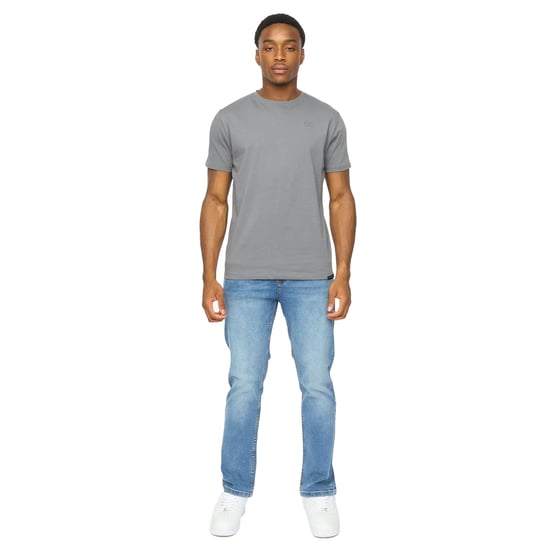 Duck and Cover Heren Trimlines Zware T-Shirt (Petrol) - Image 4