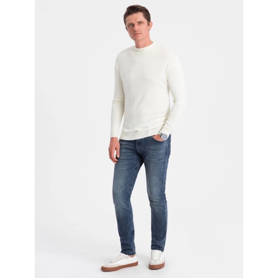 Ombre Heren v-hals sweater half turtleneck - tn-0100cr - Image 5