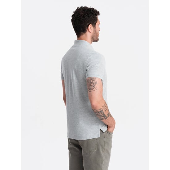 Ombre Poloshirt heren korte mouw licht 0100lg - Image 6
