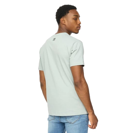 Duck and Cover Heren Trimlines Zware T-Shirt (Staalblauw) - Image 2