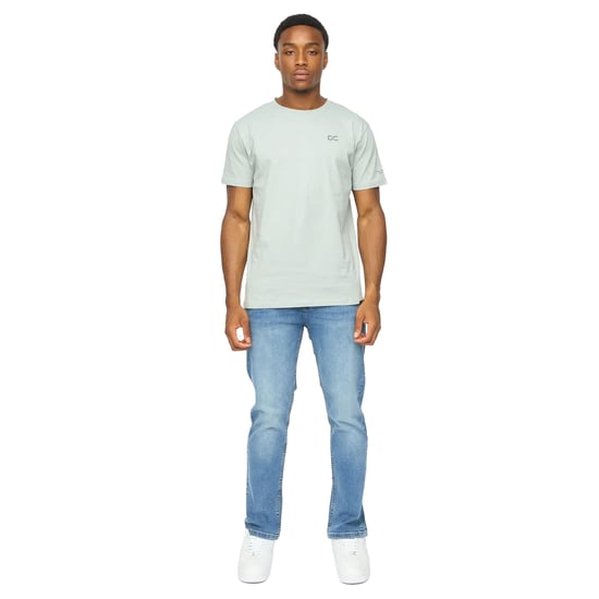 Duck and Cover Heren Trimlines Zware T-Shirt (Staalblauw) - Image 4