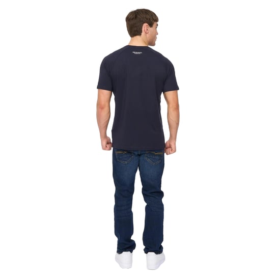Crosshatch Heren Chantlars T-Shirt (Marine) - Image 2