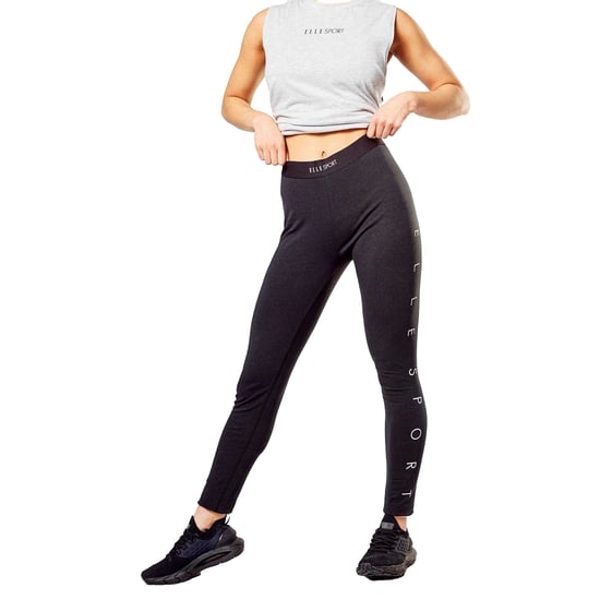 Elle Womens/Ladies Signature Leggings (Black) - Image 4