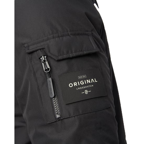 Crosshatch Heren Parkmoore MVE Parka (Zwart) - Image 4