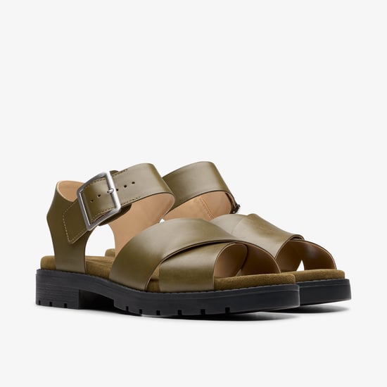 Orinoco Cross Dark Olive Lea Sandalen - Image 4