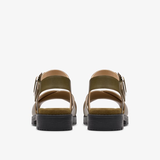 Orinoco Cross Dark Olive Lea Sandalen - Image 5