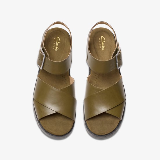 Orinoco Cross Dark Olive Lea Sandalen - Image 6